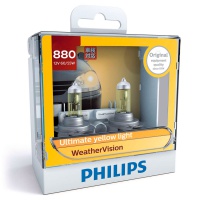 Автомобильная лампа PHILIPS WEATHER VISION H27 880 55W (2шт.)